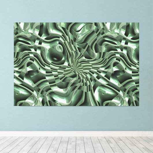 Quantum Weave 2 Leinwanddruck (Insitu (Holzboden))