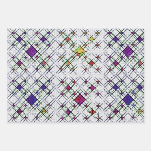 Quantum Weave Geschenkpapier Set (Vorderseite)