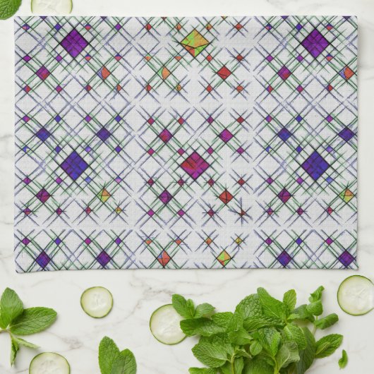 Quantum Weave Geschirrtuch (Gefaltet)