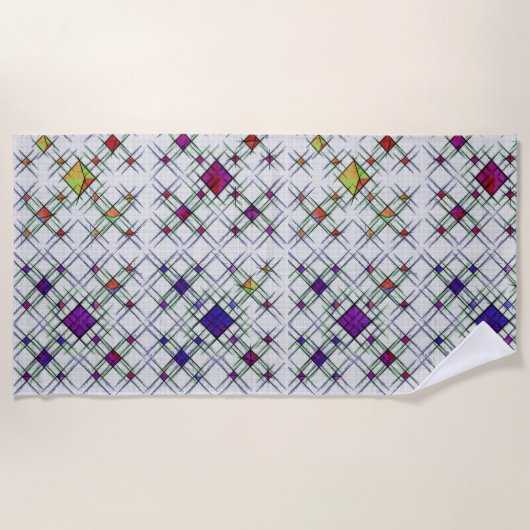 Quantum Weave Strandtuch (Vorderseite)