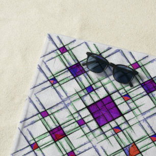 Quantum Weave Strandtuch