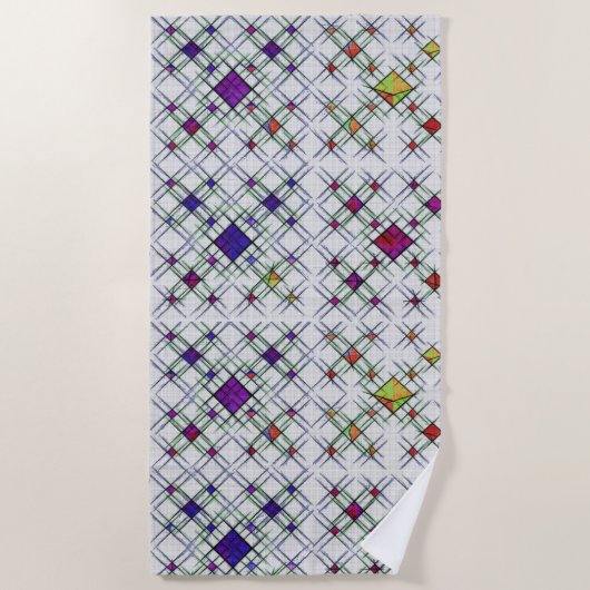 Quantum Weave Strandtuch (Vorderseite)