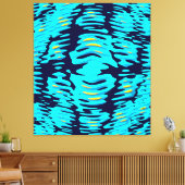 Quantum-Wellenformationsdesign  Leinwanddruck (Insitu (Wohnzimmer))