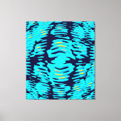 Quantum-Wellenformationsdesign  Leinwanddruck (Vorderseite)