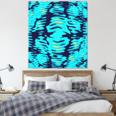 Quantum-Wellenformationsdesign  Leinwanddruck (Insitu (Schlafzimmer))