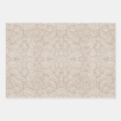 Quantumn Weave - Warm Neutral Geschenkpapier Set (Vorderseite 3)