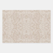 Quantumn Weave - Warm Neutral Geschenkpapier Set (Vorderseite 2)