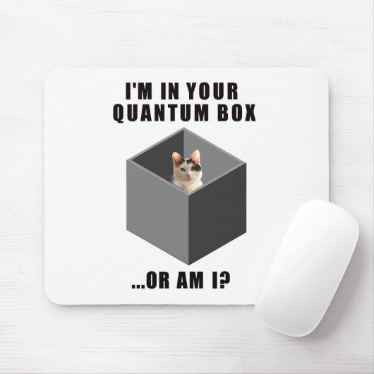 Quantums-Katze Mousepad (Mit Mouse)