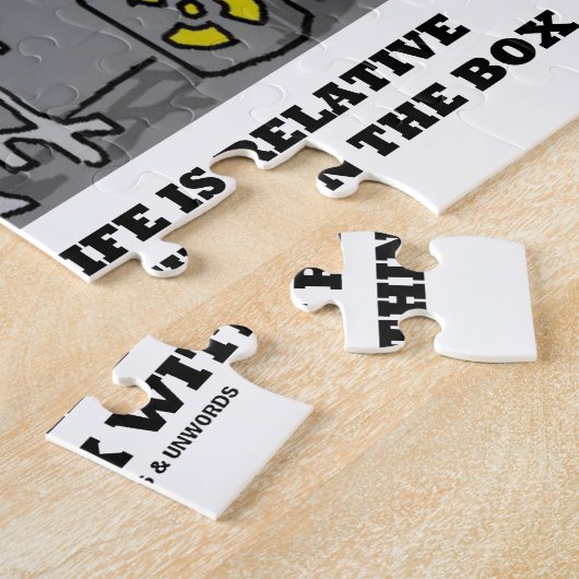 Quantums-Mechaniker-Beweis, dass das Leben relativ Puzzle (Seite)