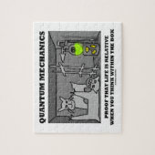 Quantums-Mechaniker-Beweis, dass das Leben relativ Puzzle (Vertikal)