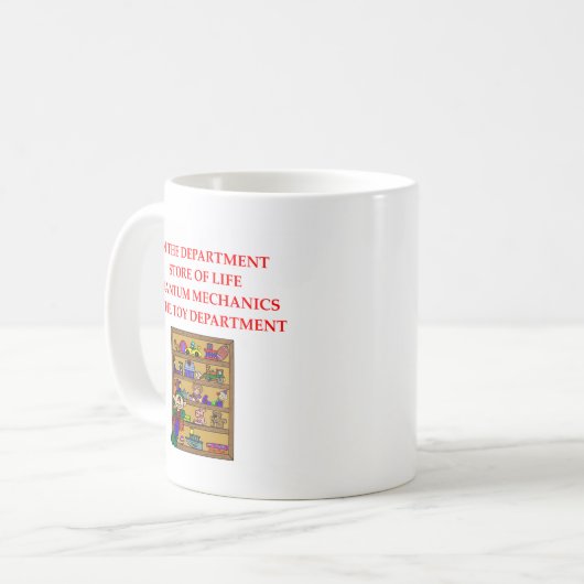 QUANTUMS-Mechaniker Kaffeetasse (Vorderseite Links)