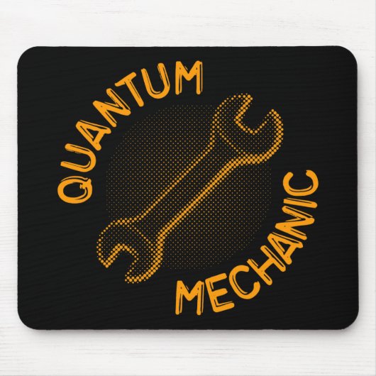 Quantums-Mechaniker Mousepad (Vorne)