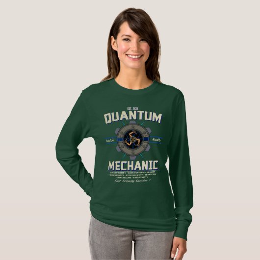 QUANTUMS-MECHANIKER T-Shirt (Vorne ganz)