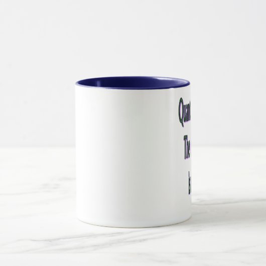 Quantums-Mechaniker-Traum Tasse (Zentrum)