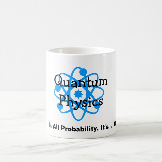 Quantums-Physik Kaffeetasse (Mittel)