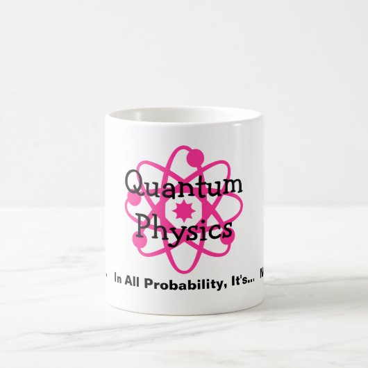 Quantums-Physik Kaffeetasse (Mittel)
