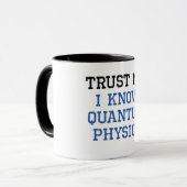 Quantums-Physik-Vertrauen Tasse (Vorderseite Links)