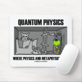 Quantums-Physik, wo Physik und Metaphysik sich Mousepad (Mit Mouse)