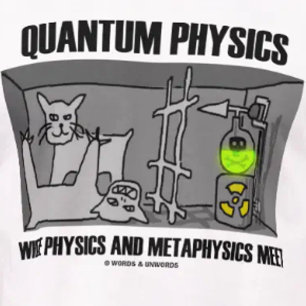 Quantums-Physik, wo Physik und Metaphysik sich T-Shirt