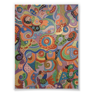 Quantums-Stränge Fotodruck