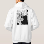 Quanzhou China City Map Hoodie (Rückseite)