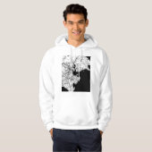 Quanzhou China City Map Hoodie (Vorne ganz)