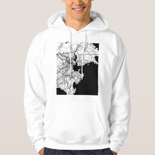 Quanzhou China City Map Hoodie (Vorderseite)