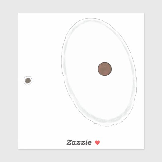 Quaoar (2002 Mio. Aufkleber (Blatt)