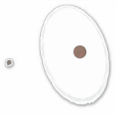 Quaoar (2002 Mio. Aufkleber (Vorderseite)