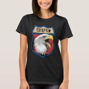 Quapaw Amerikanische Ureinwohner Stamm Eagle Inste T-Shirt