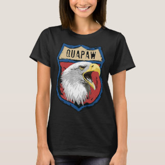 Quapaw Amerikanische Ureinwohner Stamm Eagle Inste T-Shirt