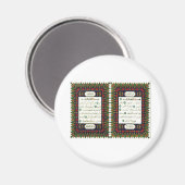 QUARAN MAGNET (Vorderseite/Rückseite)