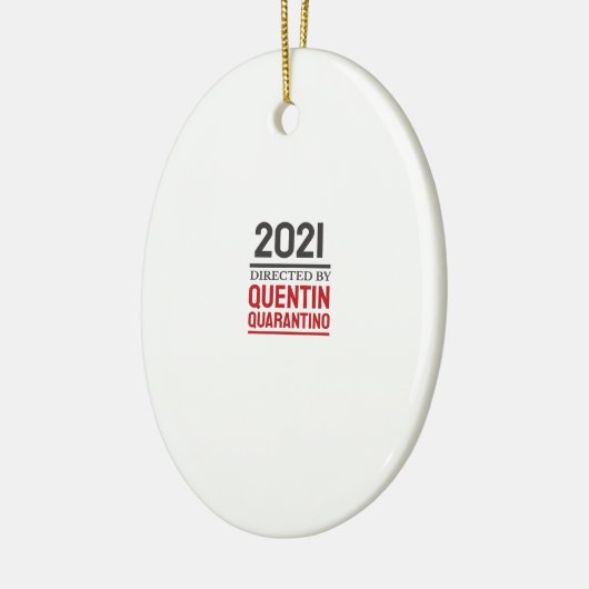Quarantäne 2021 keramik ornament (Links)