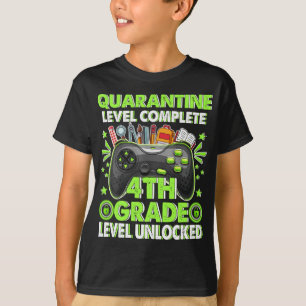 Quarantäne 4. Stufe ungesperrt zurück zur Schule T-Shirt