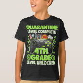 Quarantäne 4. Stufe ungesperrt zurück zur Schule T-Shirt (Vorderseite)