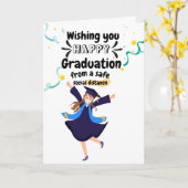 Quarantäne-Abschluss-Karte Karte (Gelbe Blume)