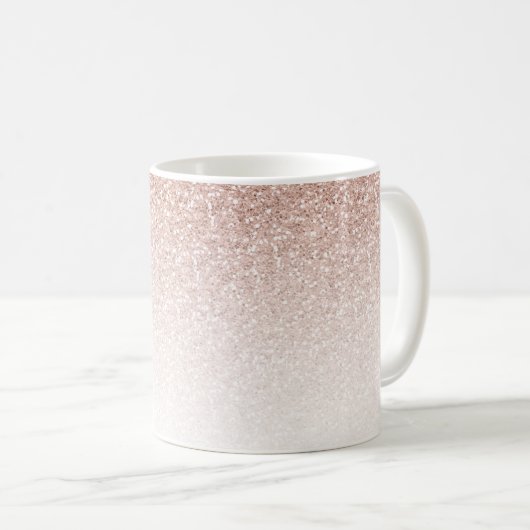 Quarantäne aus dem Zuhause Custom Pink Glitzer Kaffeetasse (VorderseiteRechts)
