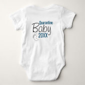 Quarantäne Baby Boy Outfit Baby Strampler (Rückseite)