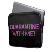 Quarantäne bei mir? laptopschutzhülle (Vorderseite Links)