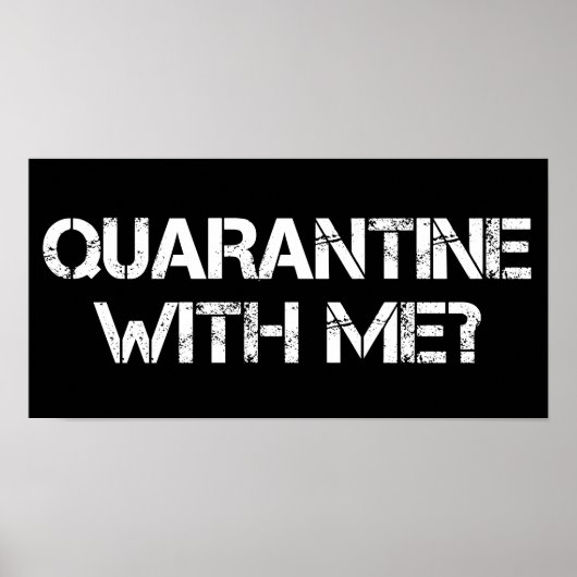 Quarantäne bei mir? poster (Vorne)