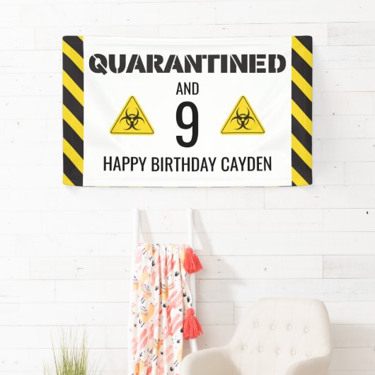 Quarantäne Birthday Banner (Insitu)