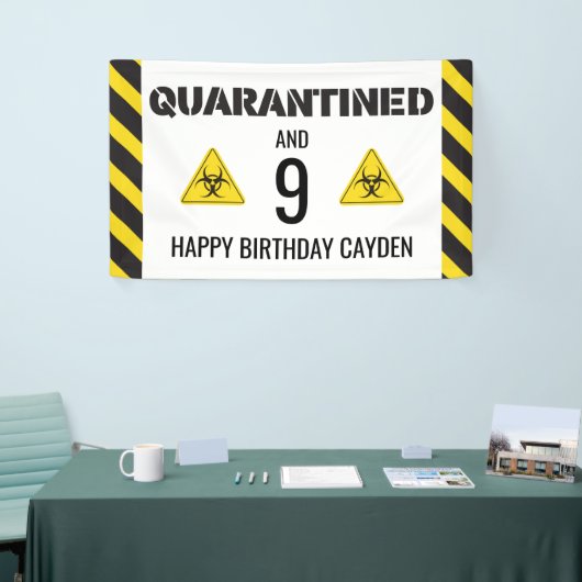 Quarantäne Birthday Banner (Messeveranstaltung)