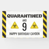 Quarantäne Birthday Banner (Horizontal)
