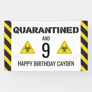 Quarantäne Birthday Banner
