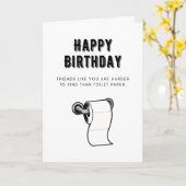 Quarantäne Birthday Card Karte (Gelbe Blume)