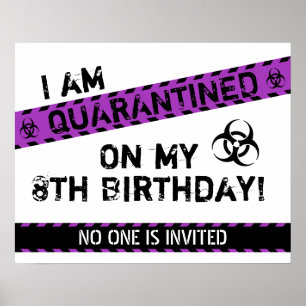 Quarantäne Birthday Poster