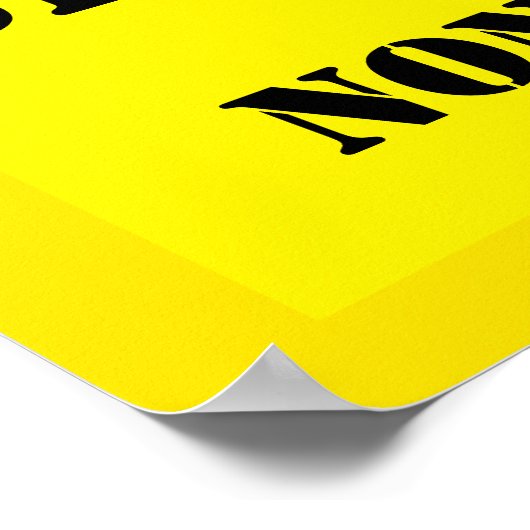 Quarantäne Birthday Sign Poster (Ecke)