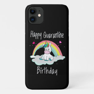Quarantäne Birthday Unicorn Regenbogen Case-Mate iPhone Hülle
