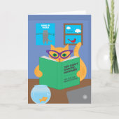 Quarantäne Cat Greeting Card Karte (Vorderseite)