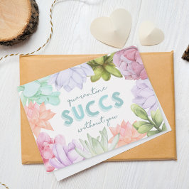 Quarantäne Erfolg ohne Sie | Funny Miss You Karte